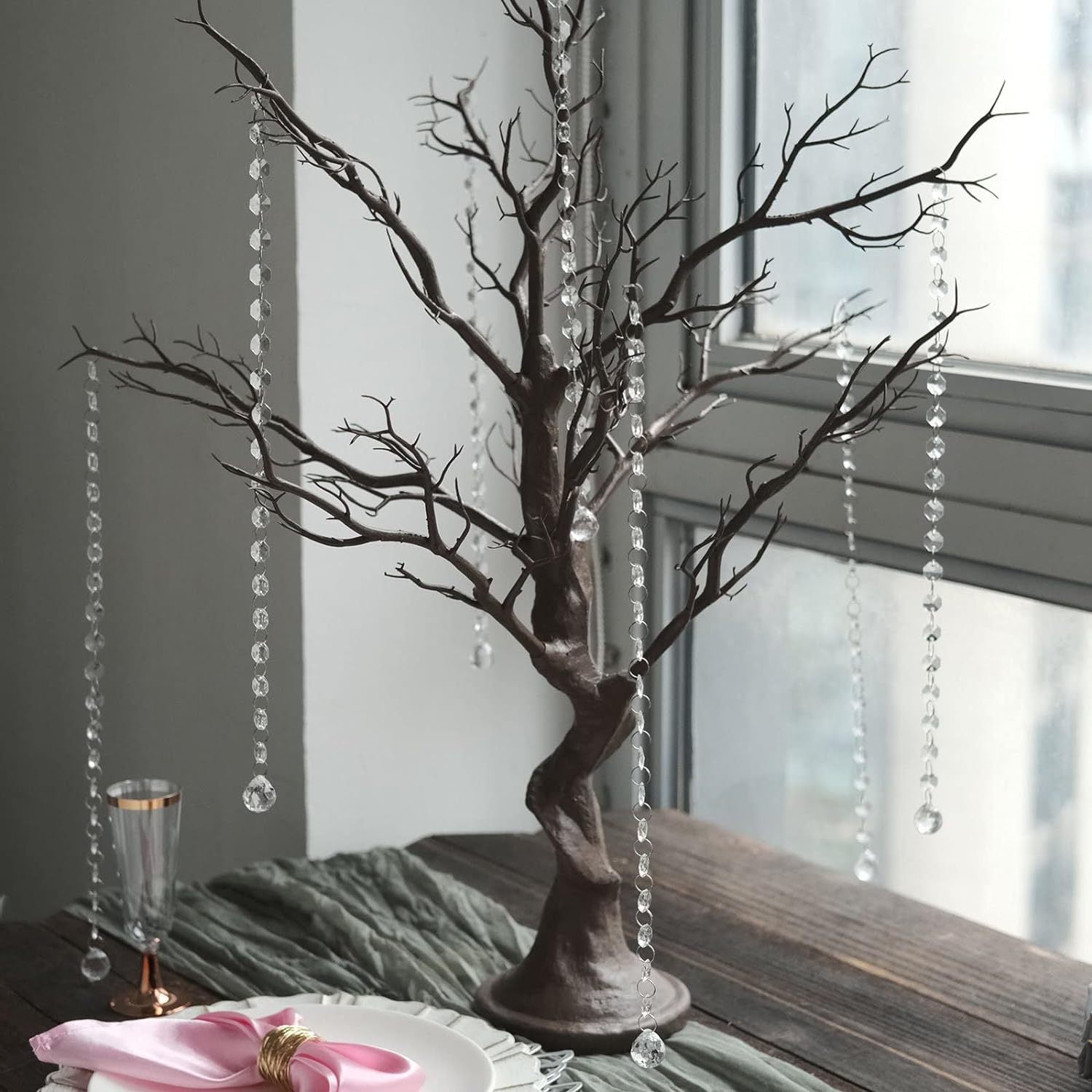 34" Black Manzanita Centerpiece Tree