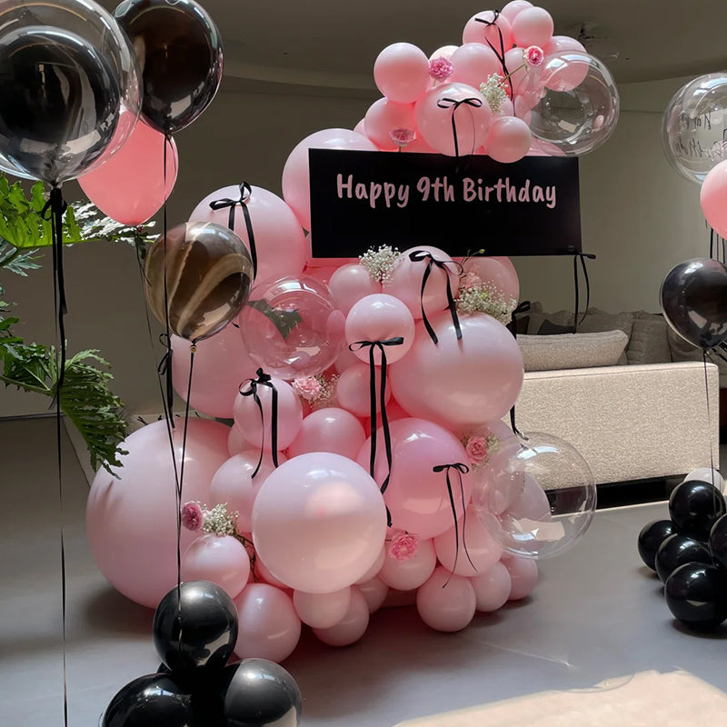 Matte Latex Helium Balloons for Baby Shower Birthday Graduation Casino Race Car Anniversary Retirement Pirate Gaming Theme Party Decorations