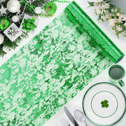 Mesh Polyester 108"X11" Table Runner Metallic Green