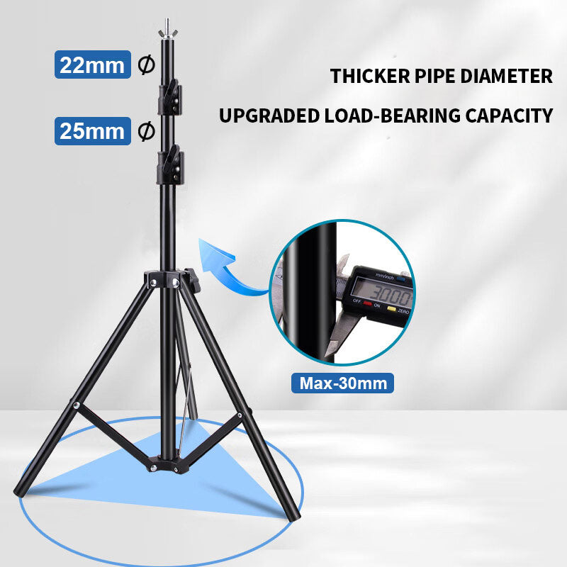 Metal Adjustable Pipe and Drape Photography Backdrop Stand Kit 10ft