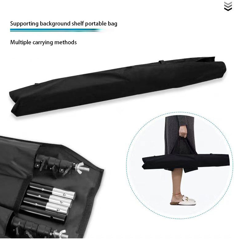 Metal Adjustable Pipe and Drape Photography Backdrop Stand Kit 10ft