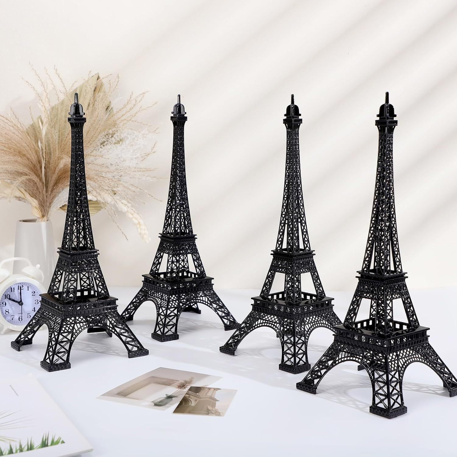 Metal Eiffel Tower Table Centerpiece 10" Bronze