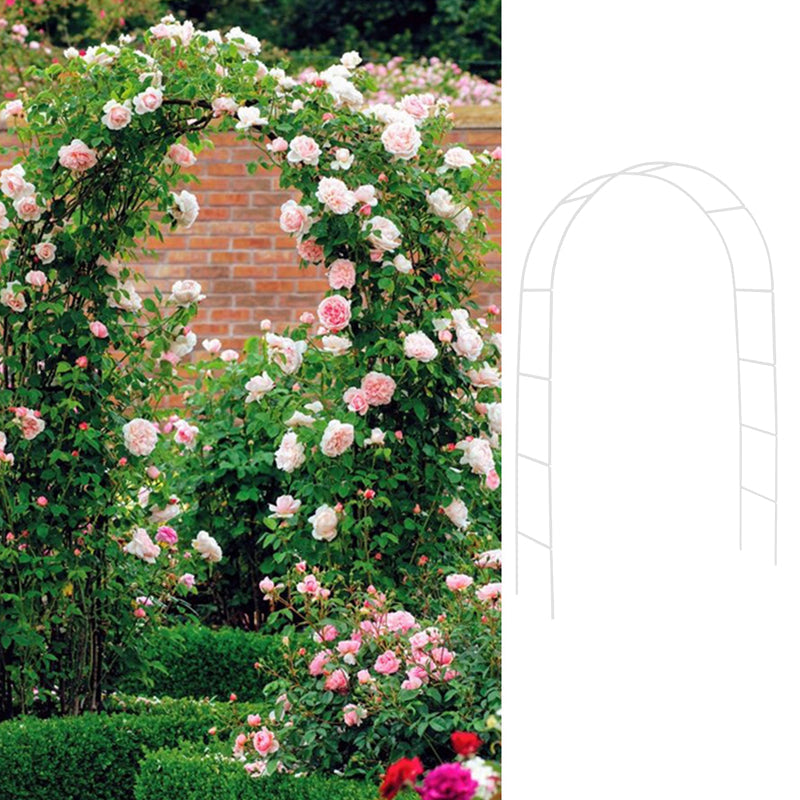 Metal Wedding Arch, Flower Frame Arbor Backdrop Stand 7.87ft