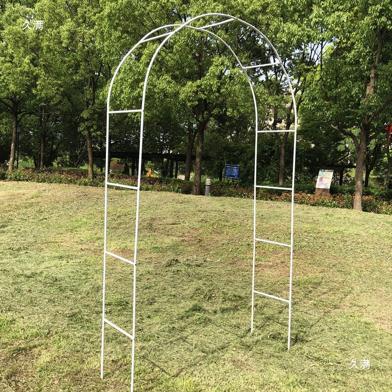 Metal Wedding Arch, Flower Frame Arbor Backdrop Stand 7.87ft