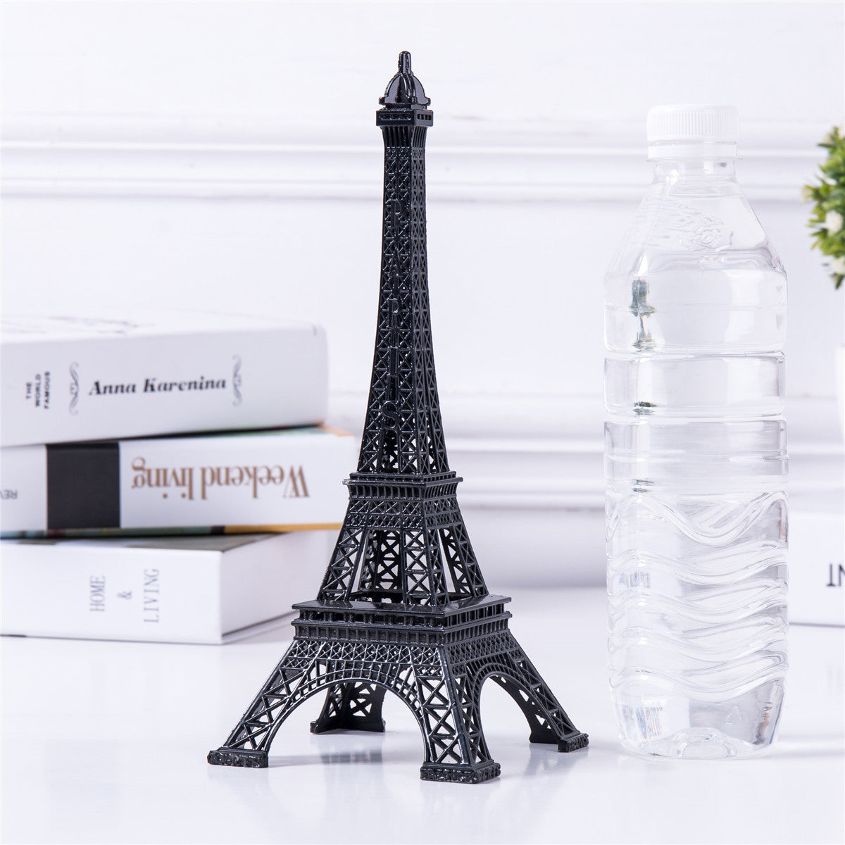 Eiffel Tower Model Eiffel Tower Metallic Statue Eiffel Tower Figurine Black