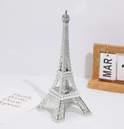 Eiffel Tower Model Eiffel Tower Metallic Statue Eiffel Tower Figurine Silver