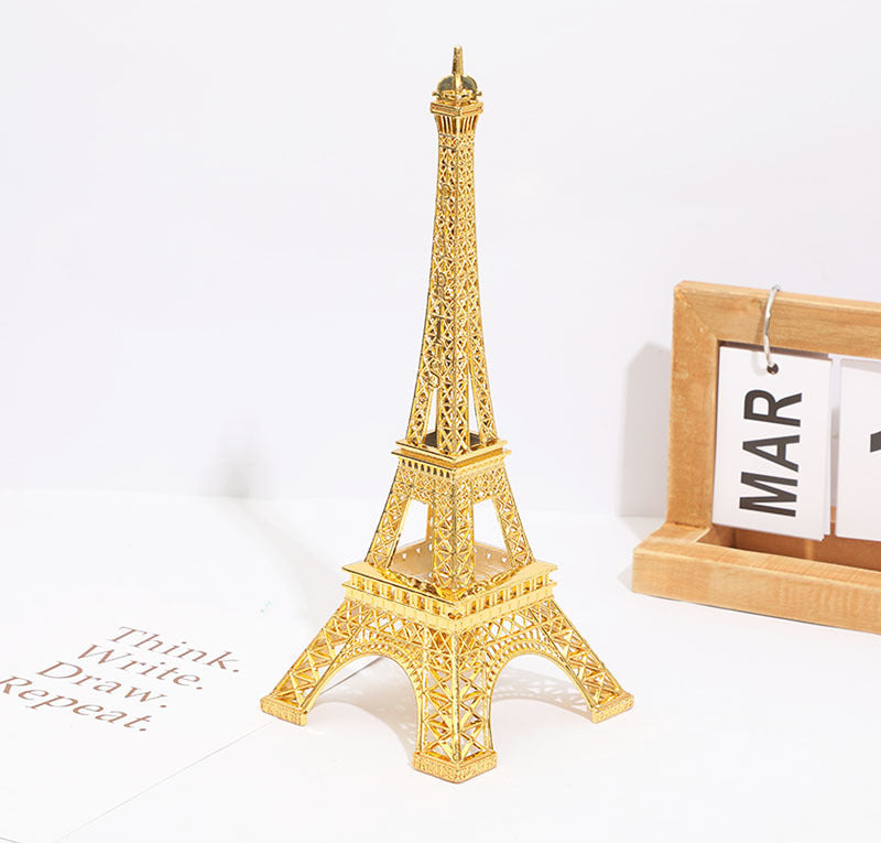 Eiffel Tower Model Eiffel Tower Metallic Statue Eiffel Tower Figurine Gold