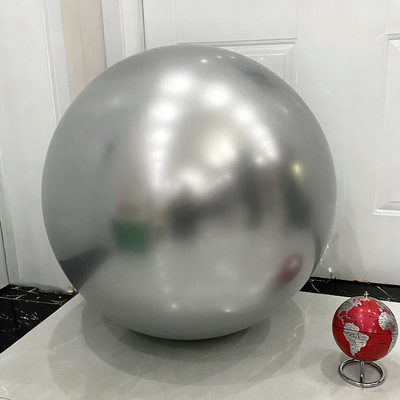 Metallic Silver Latex Balloons For Birthday Parties Weddings Baby Showers And Other Decorations Available In Multiple Sizes: 8Inch, 12Inch, 10Inch, And 5Inch.