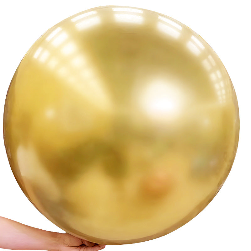 Metallic Gold Latex Balloons For Birthday Party Decorations Available In 5Inch, 10Inch, 12Inch, 18Inch,36Inch