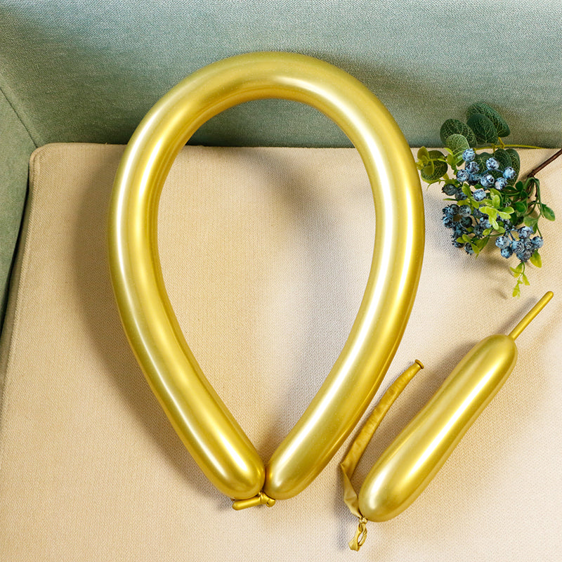 Metallic Gold Latex Balloons For Birthday Party Decorations Available In 5Inch, 10Inch, 12Inch, 18Inch,36Inch