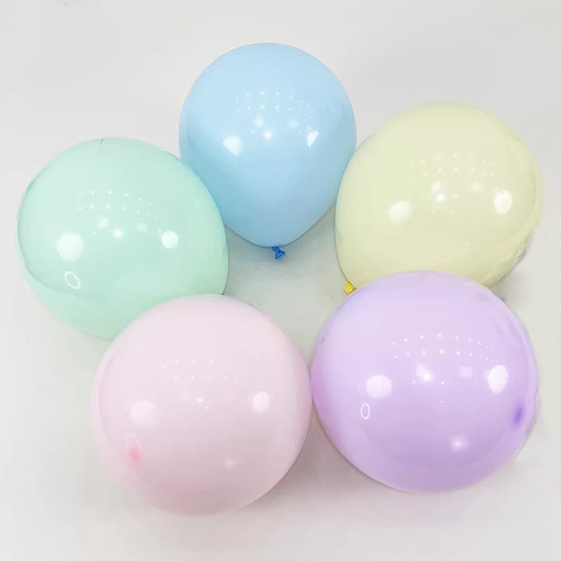 Round Helium Multicolor Macaron Balloons Latex Party Balloons for Birthday Rainbow Party Bridal Shower Wedding Decorations