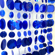 20Pcs 3ft Round Sequin Beaded Curtain Sparkle Door String Curtains Blue