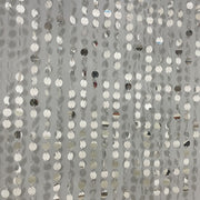 20Pcs 3ft Small Round Sequin Beaded Curtain Sparkle Door String Curtains Silver