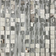20Pcs 3ft Square Sequin Beaded Curtain Sparkle Door String Curtains Silver