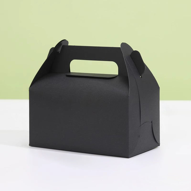 25 Pack Gable Treat Boxes Party Favor Goodie Bag Boxes Black