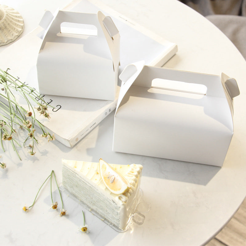 25 Pack Gable Treat Boxes Party Favor Goodie Bag Boxes White
