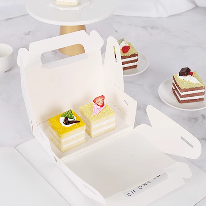 25 Pack Gable Treat Boxes Party Favor Goodie Bag Boxes White