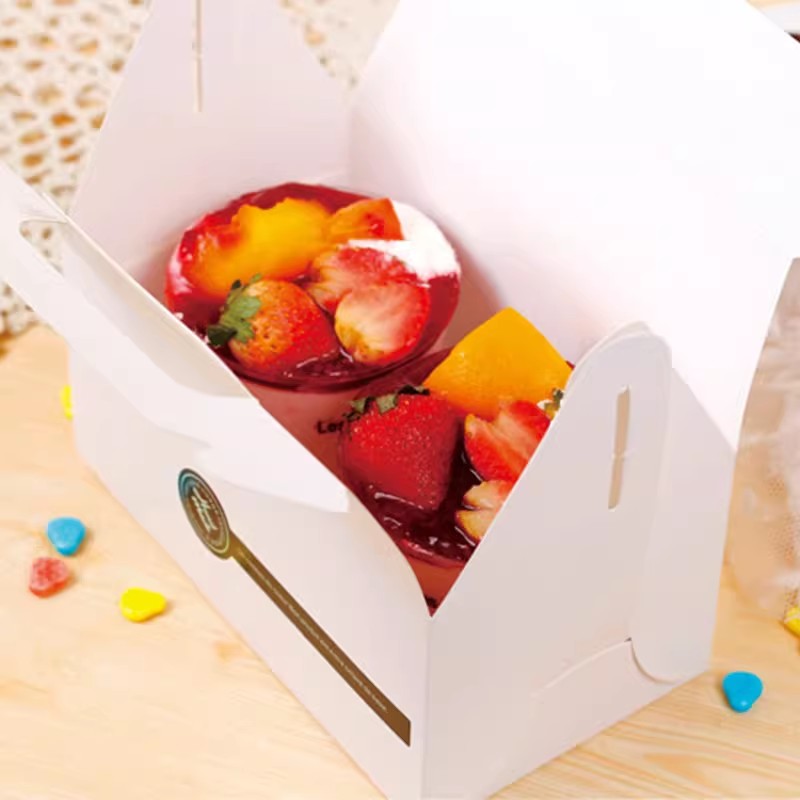 25 Pack Gable Treat Boxes Party Favor Goodie Bag Boxes White