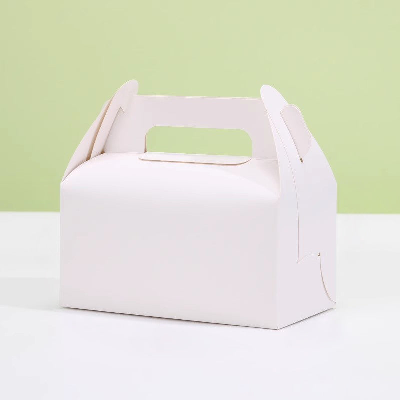 25 Pack Gable Treat Boxes Party Favor Goodie Bag Boxes White