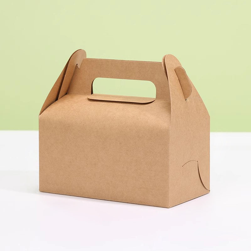 25 Pack Gable Treat Boxes Party Favor Goodie Bag Boxes Brown