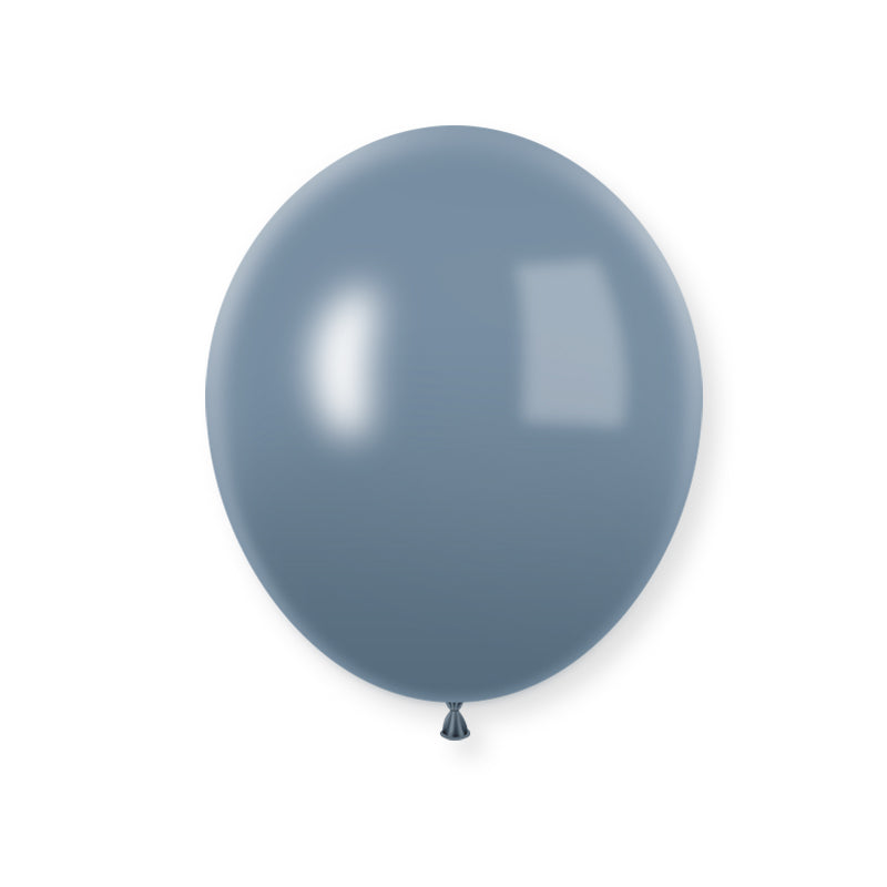 12" Latex Balloons 25 Pcs Pastel Dusk Blue