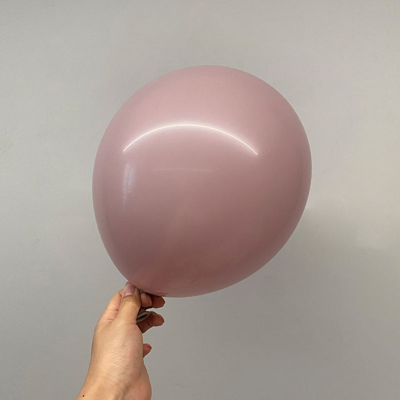 5" Latex Balloons 100 Pcs Pastel Dusk Rose