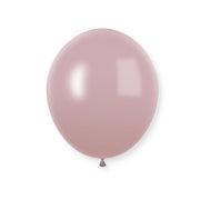 12" Latex Balloons 25 Pcs Pastel Dusk Rose