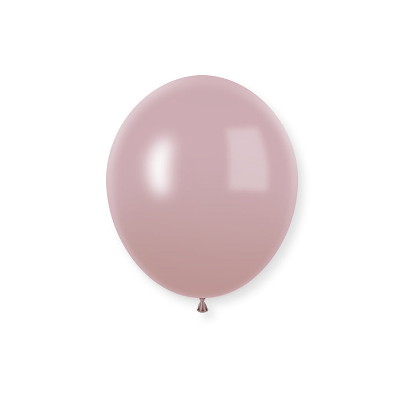 10" Latex Balloons 100 Pcs Pastel Dusk Rose