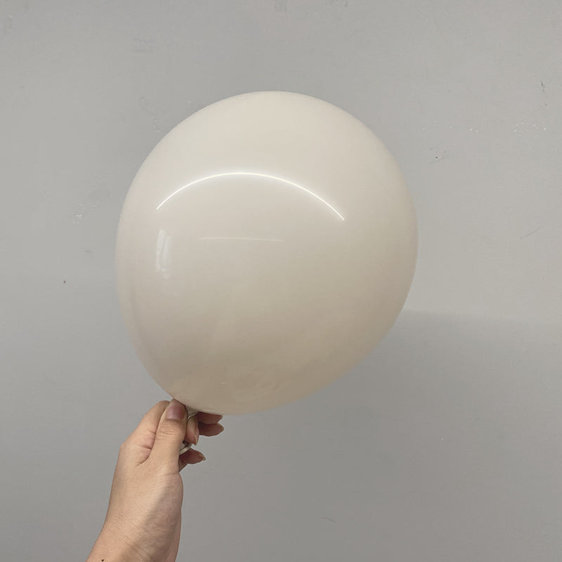10" Latex Balloons 100 Pcs Pastel Dusk White