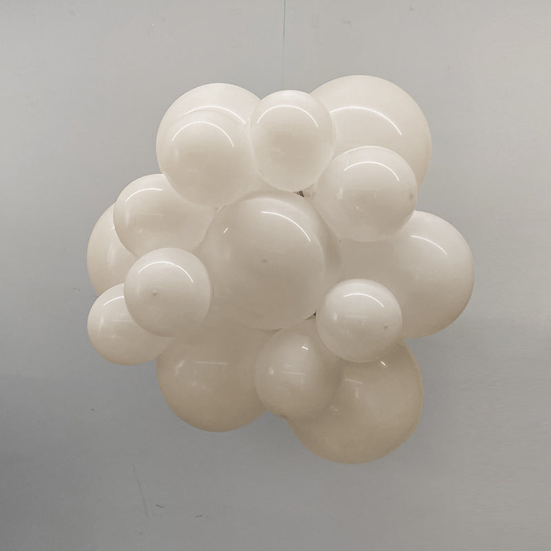 10" Latex Balloons 100 Pcs Pastel Dusk White