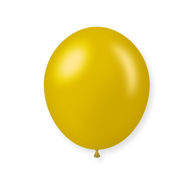 12" Latex Balloons 25 Pcs Shiny Pearl Gold