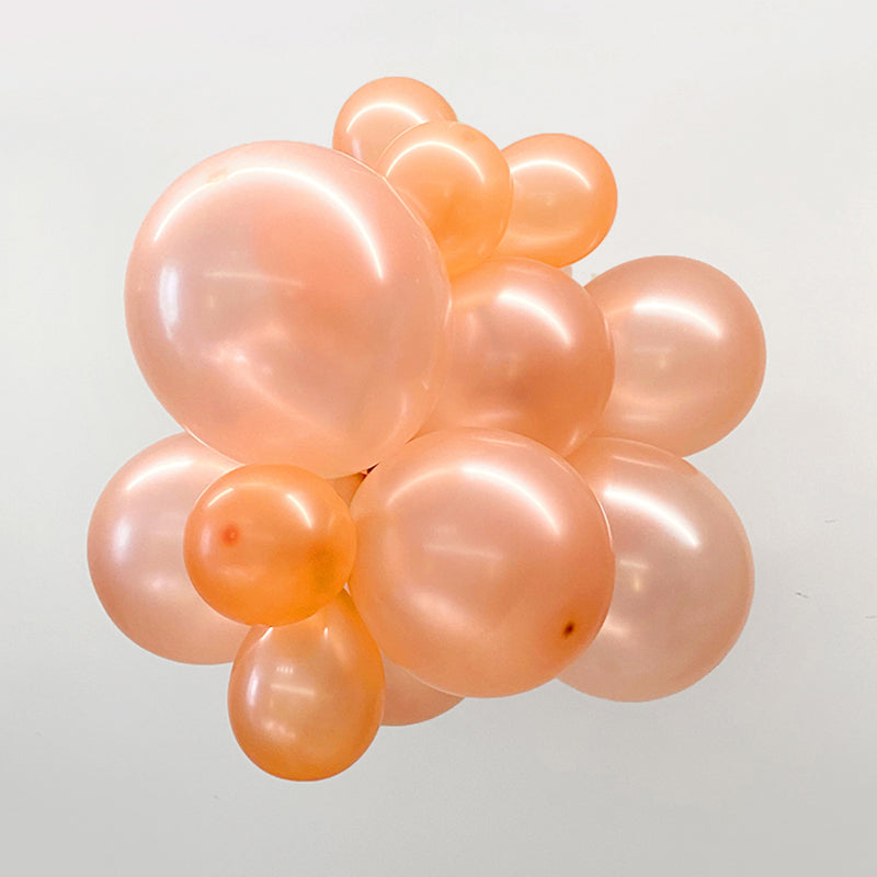 10" Latex Balloons 100 Pcs Pearl Rose Gold