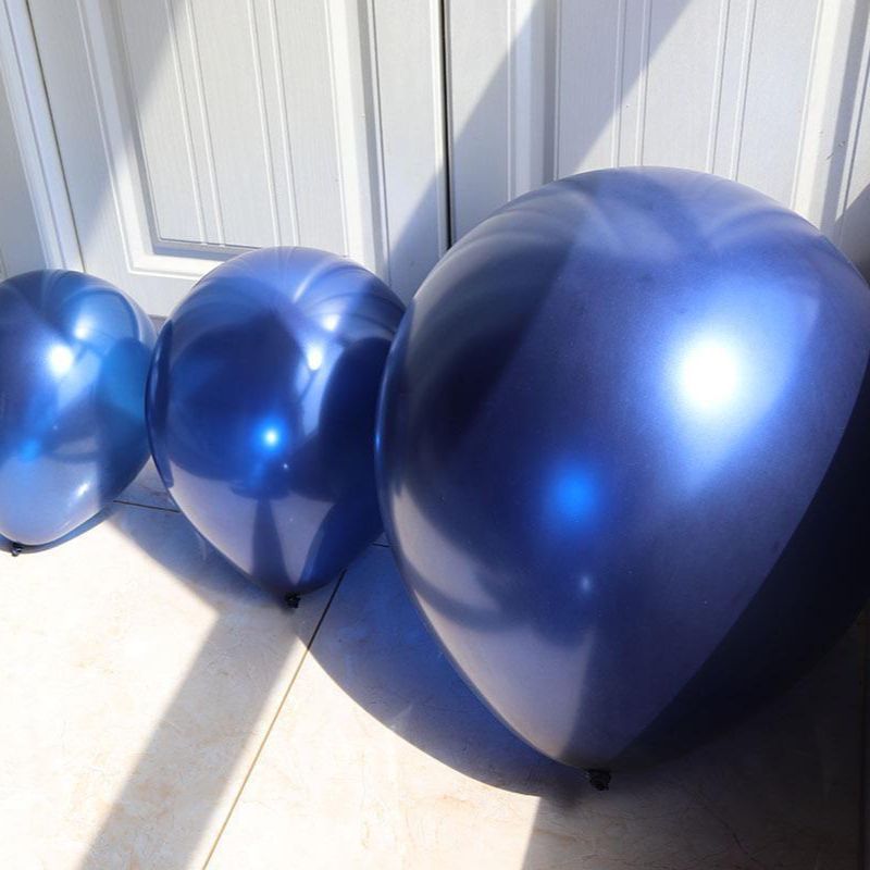 Navy Blue Balloons Round Helium Pearl Dark Blue Balloons For Wedding Birthday Christmas Party Decoration