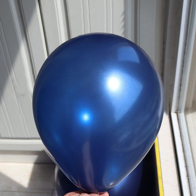 Navy Blue Balloons Round Helium Pearl Dark Blue Balloons For Wedding Birthday Christmas Party Decoration