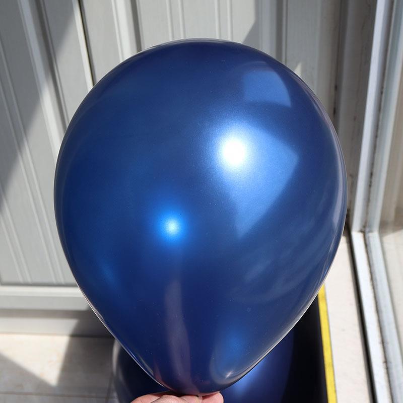 Navy Blue Balloons Round Helium Pearl Dark Blue Balloons For Wedding Birthday Christmas Party Decoration
