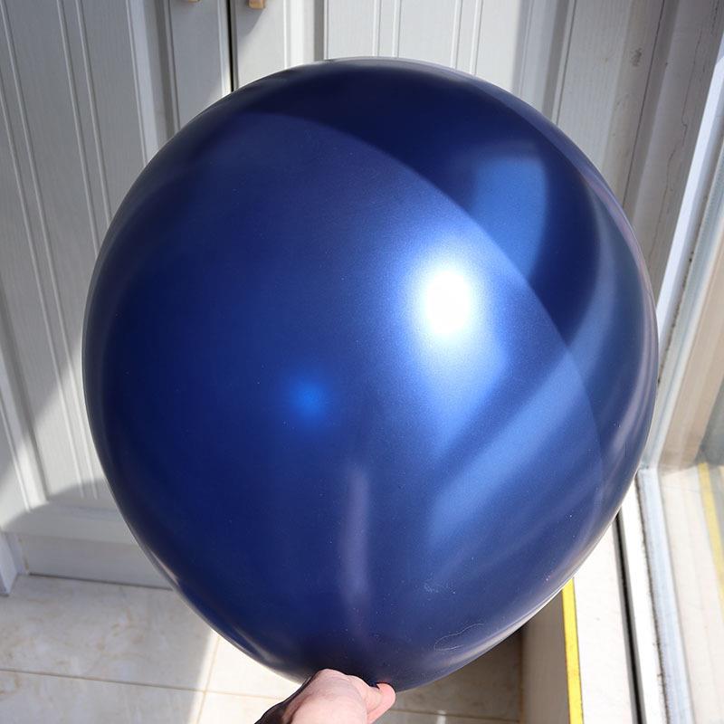 Navy Blue Balloons Round Helium Pearl Dark Blue Balloons For Wedding Birthday Christmas Party Decoration