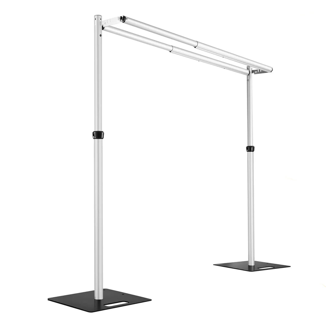 Duty Backdrop Stand 10x10FT Double Pipe and Drape Backdrop Stand Kit
