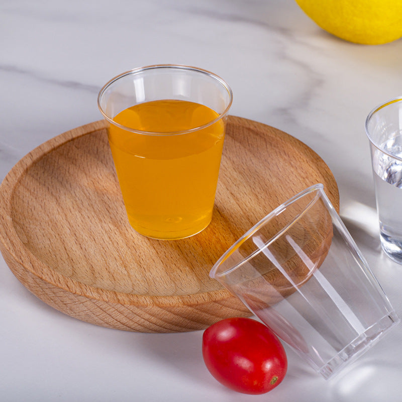 25 Pcs Plastic Tumbler Cups 10oz Clear