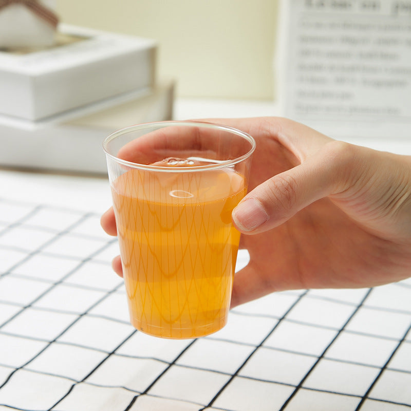 25 Pcs Plastic Tumbler Cups 10oz Clear