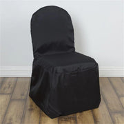 Polyester Banquet Chair Covers Black