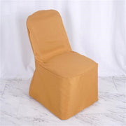 Polyester Banquet Chair Covers Ginger Yellow