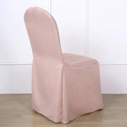Polyester Banquet Chair Covers Smoky Pink