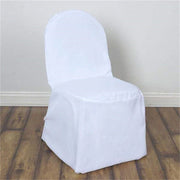 Polyester Banquet Chair Covers White