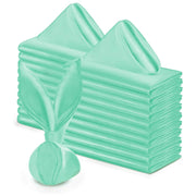 5 Pc Satin Napkin 17"x17" Water Green