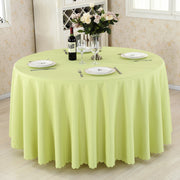 Premium Polyester 133" Round Tablecloth Fruit Green