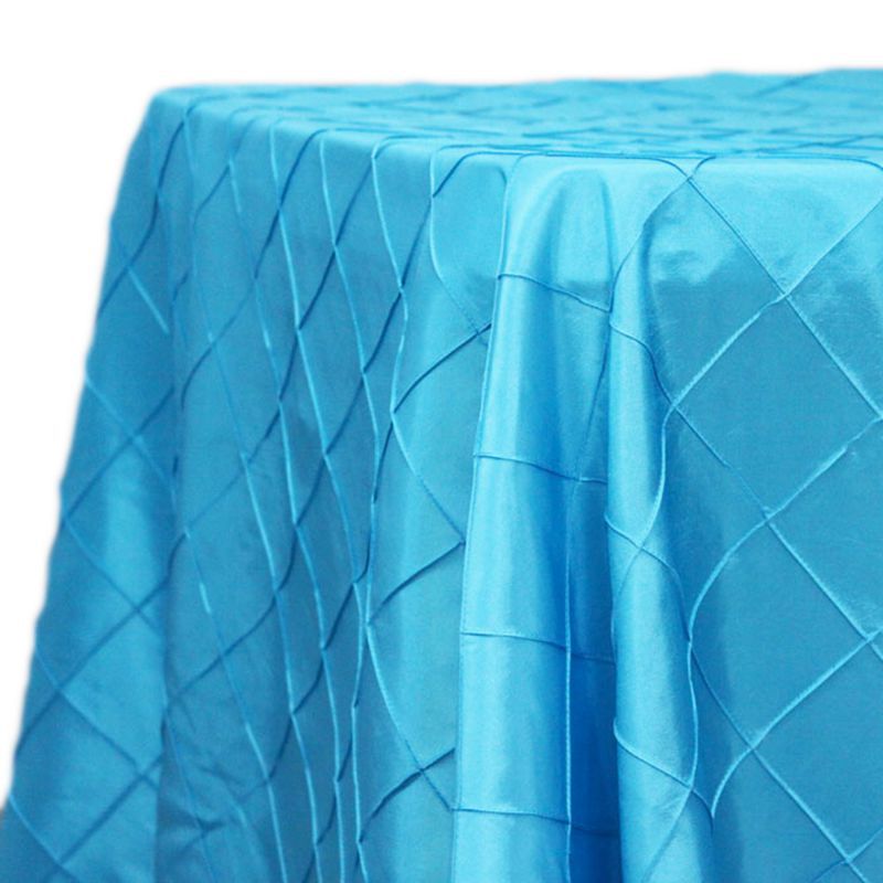 Polyester Solid Color Checkered Tablecloth Rectangle Black