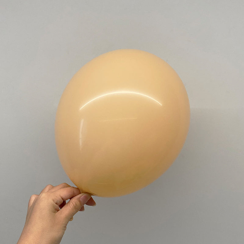 18" Latex Balloons 10 Pcs Retro Apricot