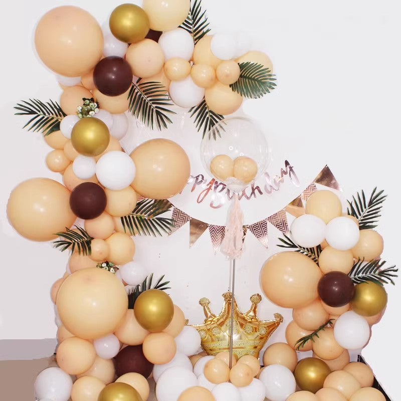 18" Latex Balloons 10 Pcs Retro Apricot