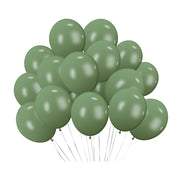 5" Latex Balloons 100 Pcs Retro Avocado Green