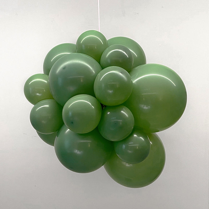 10" Latex Balloons 100 Pcs Retro Avocado Green